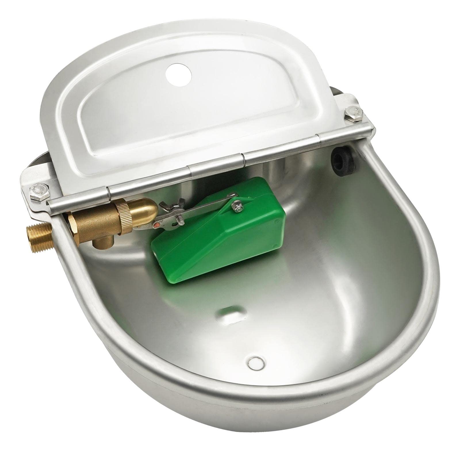 Buy Stainless Steel Automatic Waterer with Brass Float Valve and Drain