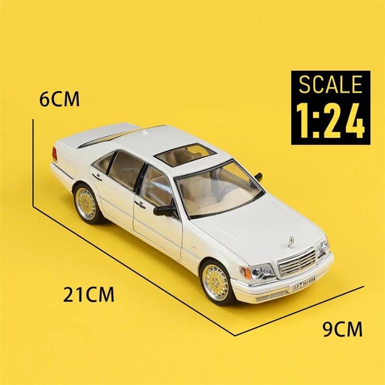 Amazon | ダイキャストカー 1/24 ベンツ W140 320SEL ヴィンテージカー