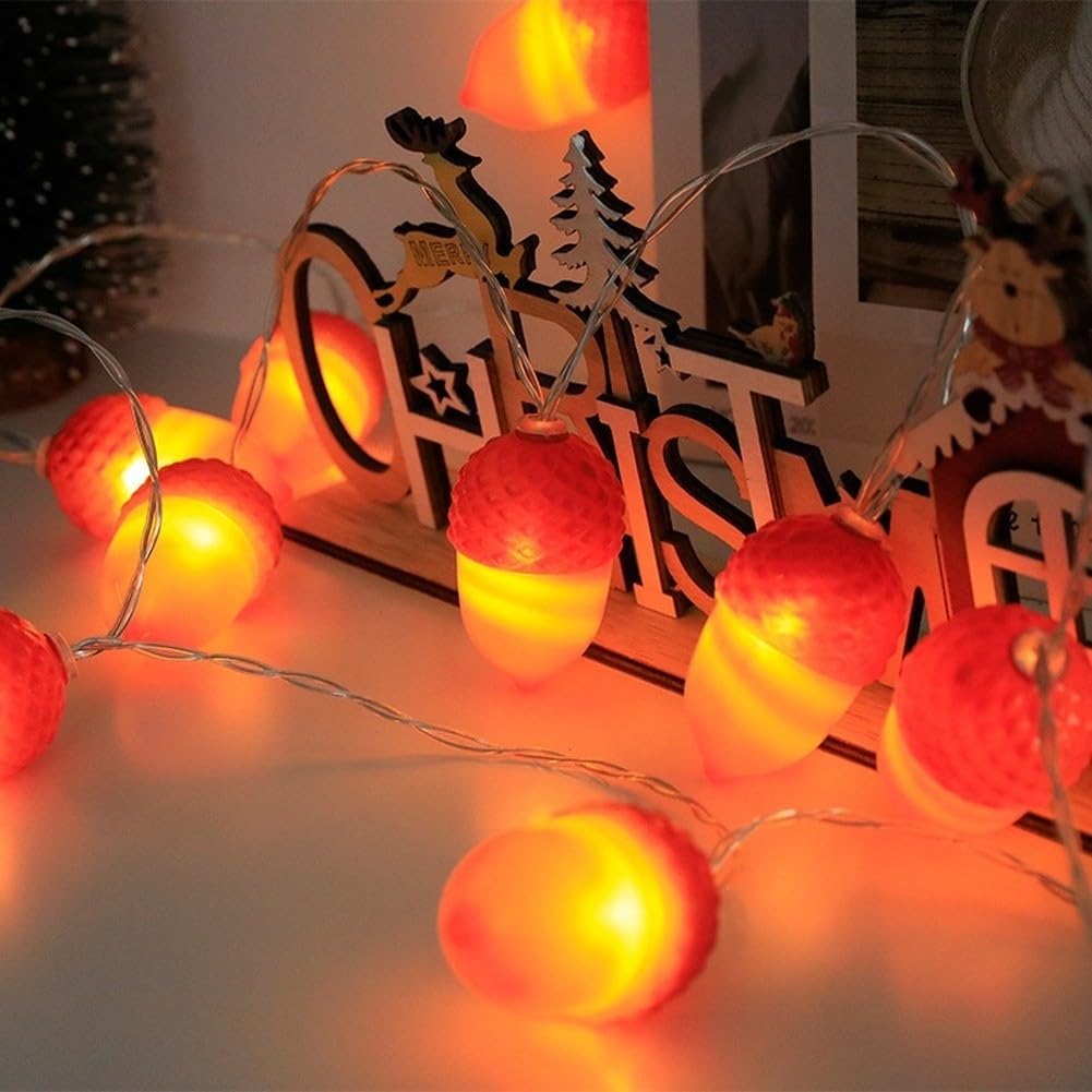 Luces LED Piñas Navidad 2M para batería Interior Luces LED Piñas