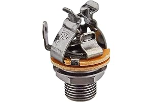 Saxaboom Instruments Pure Tone Mono Output Jack, Black Nickel Finish