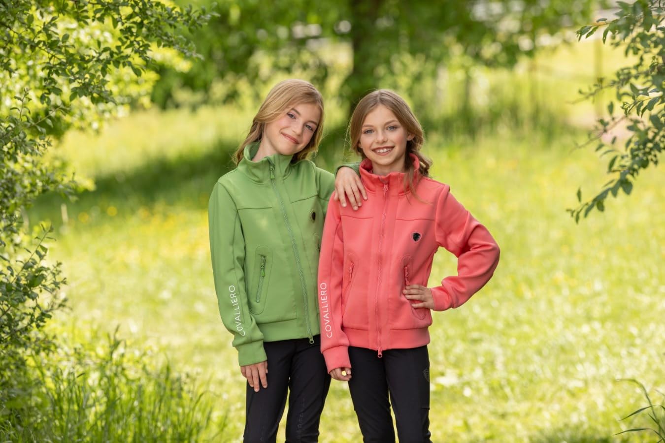 Covalliero Kinder Trainings Jacke Coral FS 2025