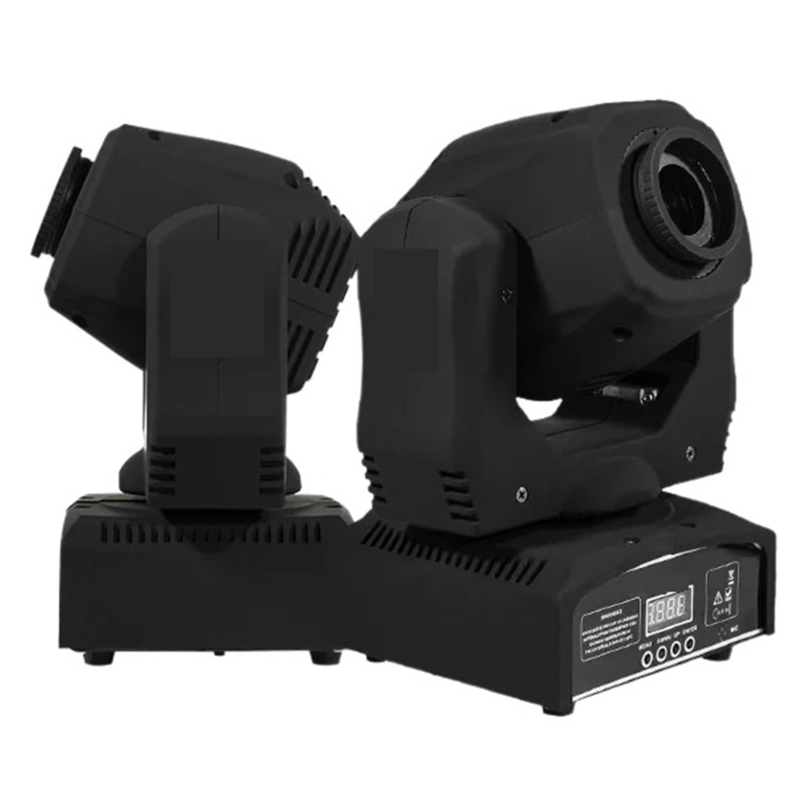 2 Sztuk/zestaw 60W LED Gobo Reflektor Z Ruchomą Głowicą Wzór Punktowy Ręczne Ustawianie Ostrości DMX Obrotowy Sceniczny Światło Dla Dj Disco Party Show Niskie ZużYcie Energii