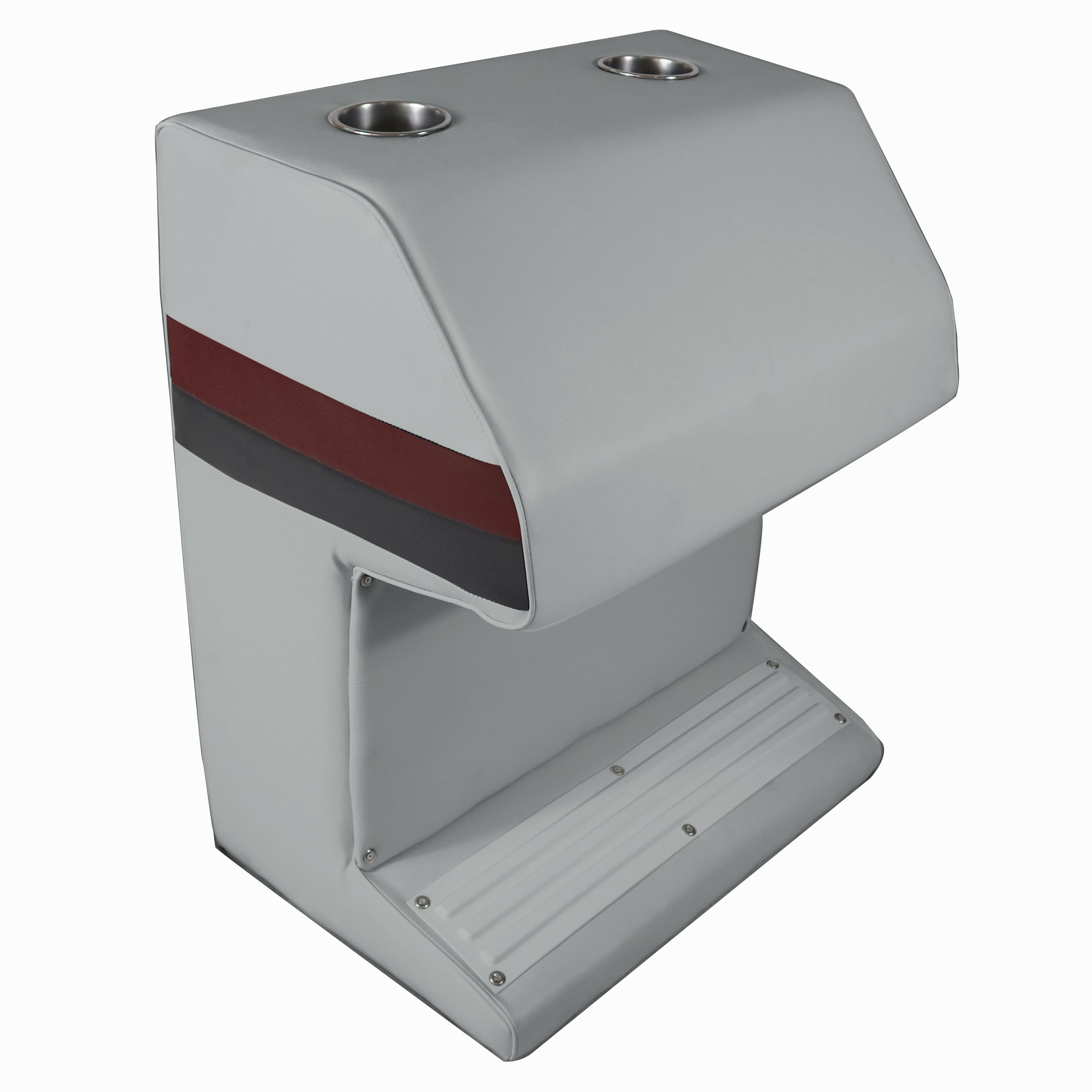 Horizon Manufacturing Premium Series Pontoon Captain, Steering Stand 3005-ABEC Grey/Red/Charcoal