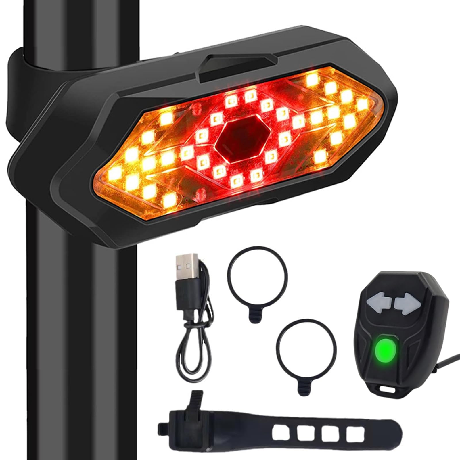 FRECCE PER BICI BICICLETTA A LED INDICATORI DI - Foto 7