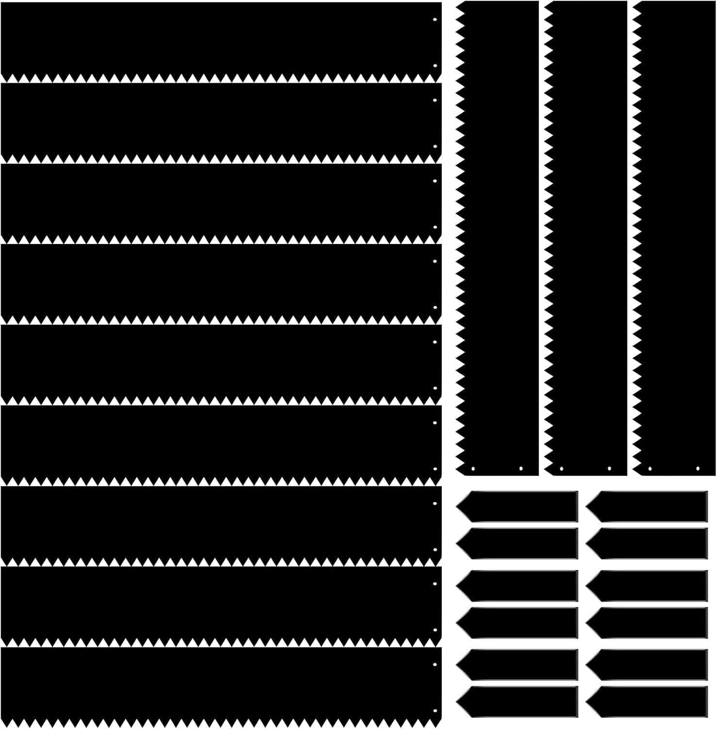 Therwen 12 Pieces Steel Landscape Edging 4 x 40 Inch Steel