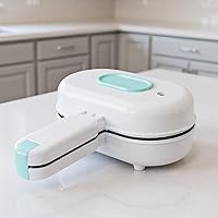 Vista 2 de Sandwich Press Hot Sandwich Half-portion Press Pan Non-Stick Waffle Maker for Breakfast Lunch Dinner Kitchen Apartment Dormitory Restaurant