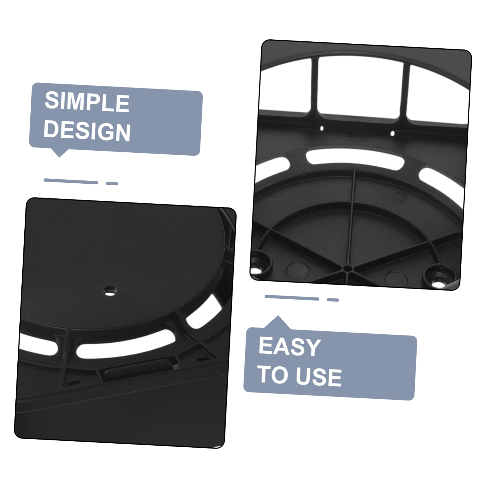 Cabilock 4 Piezas soporte para tv de manzana montaje de televisión soporte TV estante de pared soporte de caja de tv Montado en la pared Bandeja de almacenamiento montar