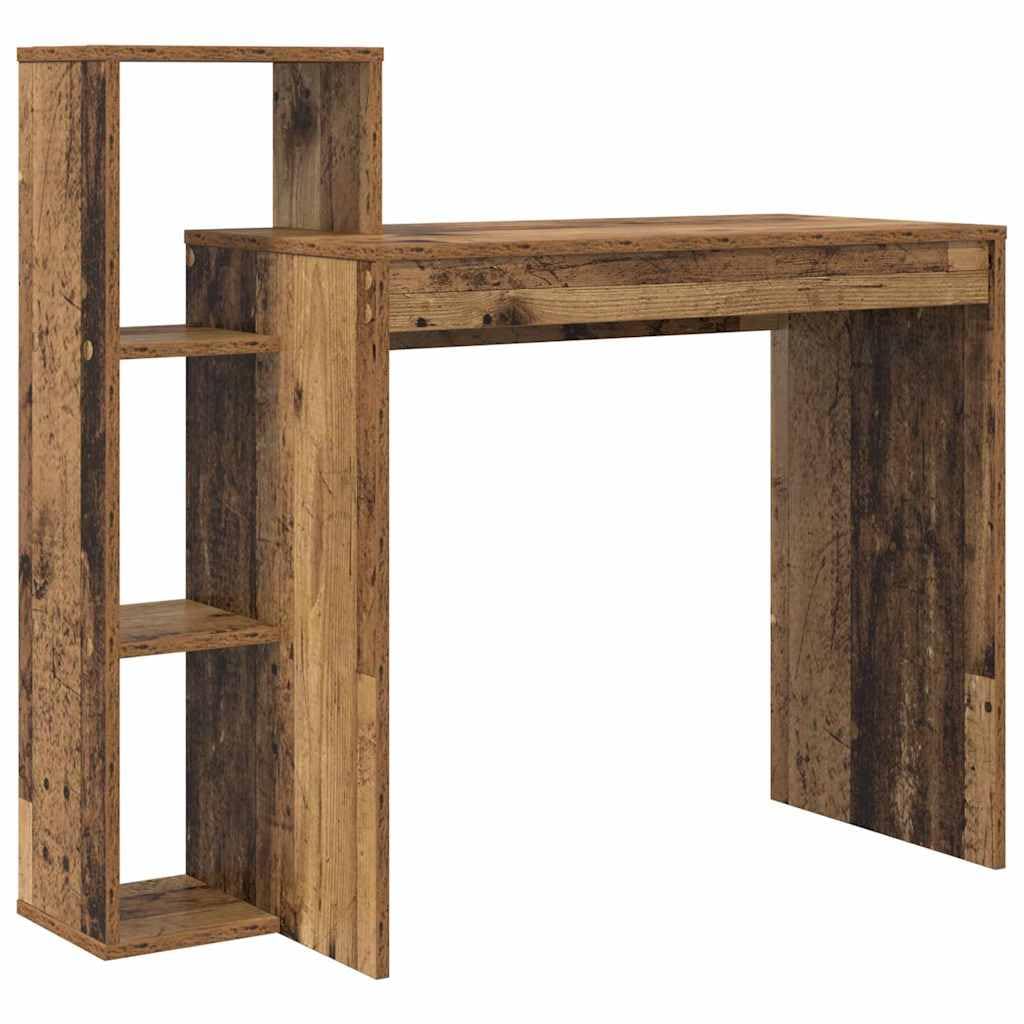 Bureau Informatique 100x40x90 cm Bois d'Ingénierie Ancien