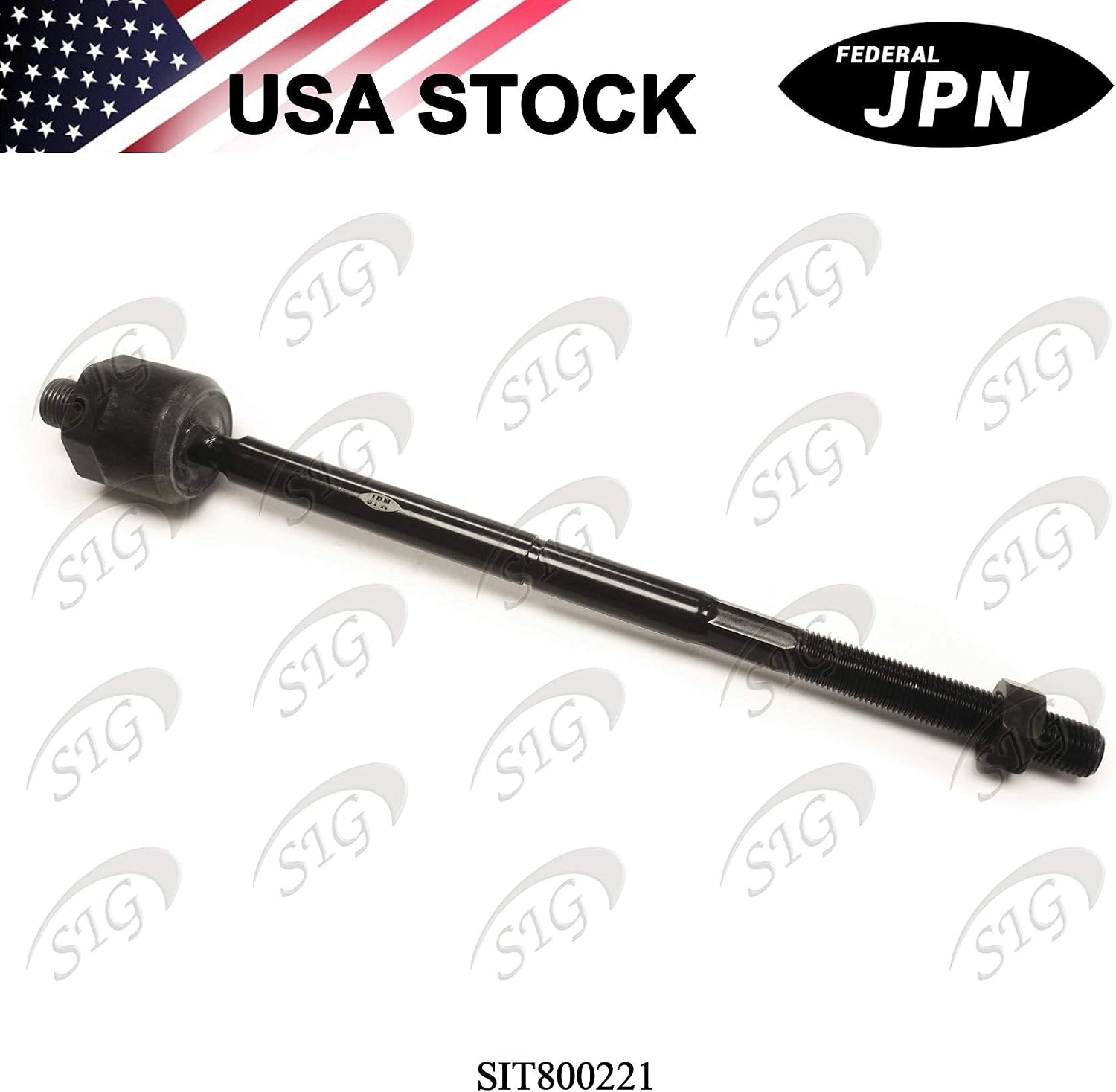 Front Inner Tie Rod End Compatible with Ford & Mercury Model Five Hundred & Flex & Freestyle & Taurus & Taurus X & Montego & Sable (Replacement# 5F9Z3280AA, EV800221) - SIT800221