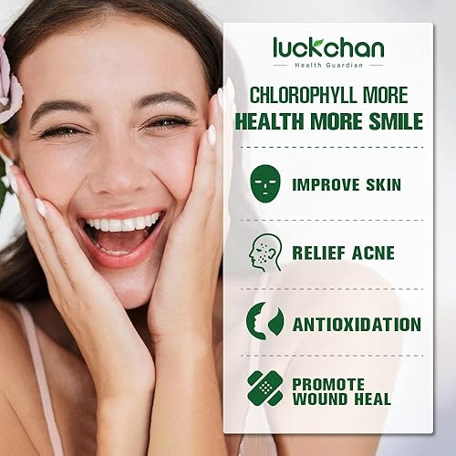 Miniatura 4 de 3 Pack Chlorophyll Liquid Drops for Water Acne Weight Loss Energy Booster Immune Support Supplement - Skin Health Body Odor  Bad Breath