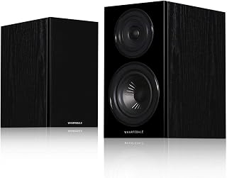 Wharfedale Diamond 12.1 Bookshelf or Standmount Speakers (Black Oak)