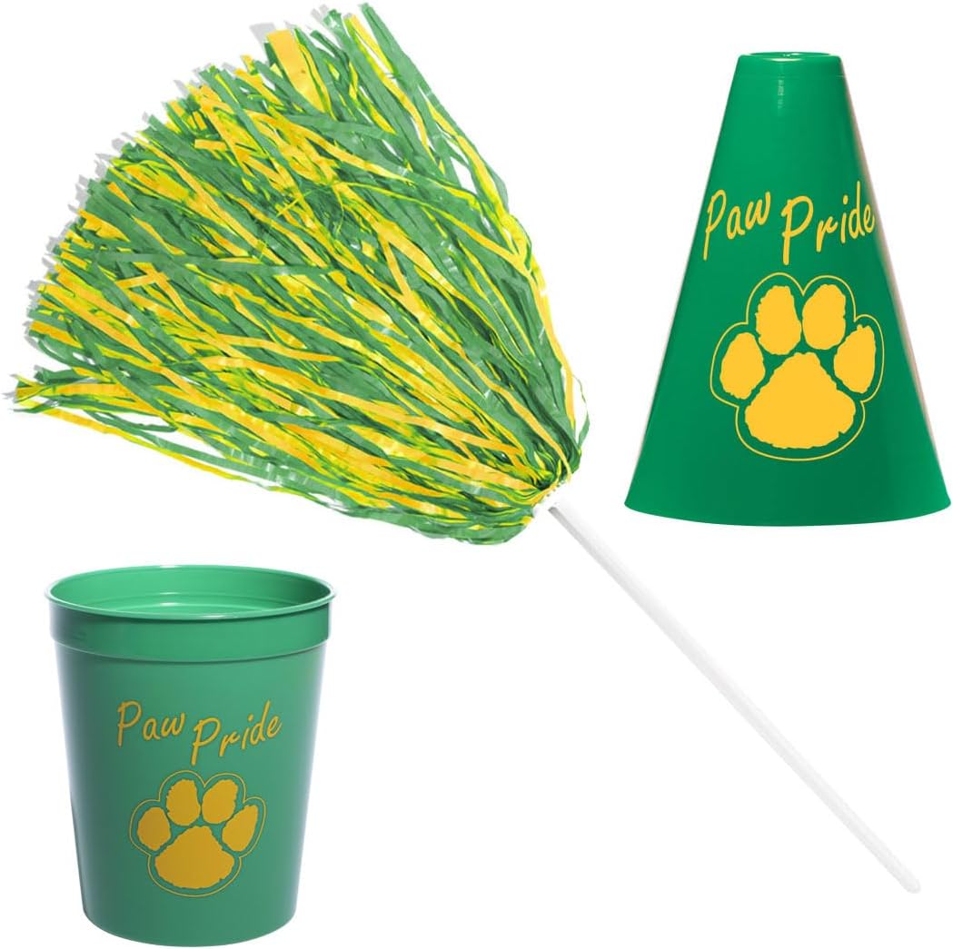 Anderson's Paw Pride Pom Poms, Megaphones, and Stadium Cup Sets, Sports, Fan Gear, Homecoming, Fundraisers