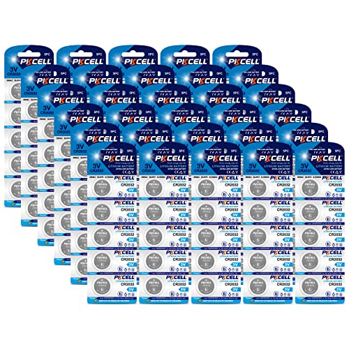 Pkcell Cr2032 Cr2032 Batteries 2032 Battery Ecr2032 Dl2032 3V Lithium Batteries (150Pc/30Card) #TOP2