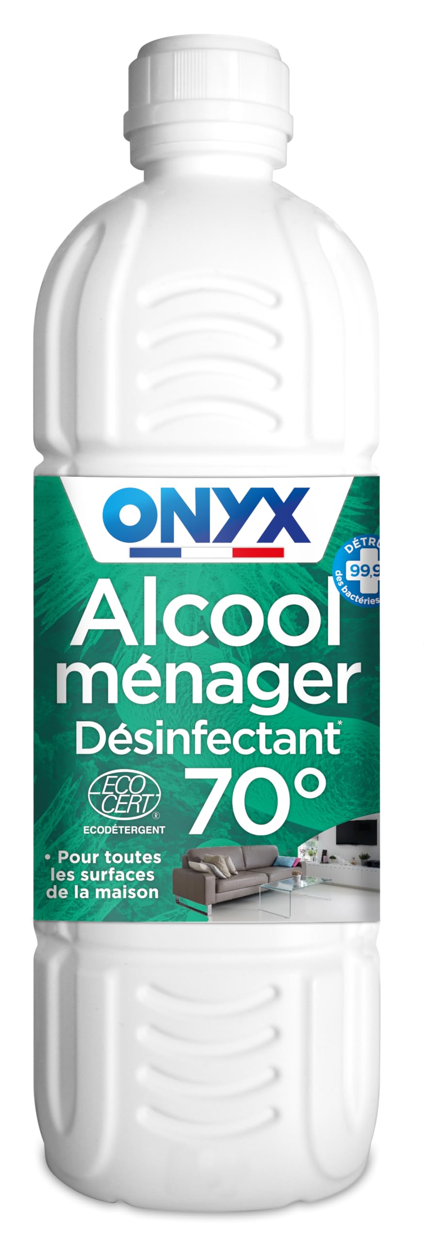 Onyx Désinfectant Dégraissant Multi-Surfaces - Fabrication Française - 100% Naturel - Certifié ECOCERT - 1L