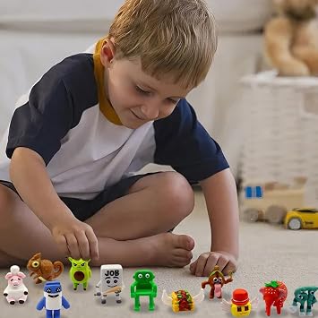 15Pcs Steal A Brainrot Action Figures Set Collectible Toys for Fans, Brainrot Figures Set Strawberry Elephant Figures Animal, Brainrot Toys Model Set for Desk Decor and Gifts (15pcs)