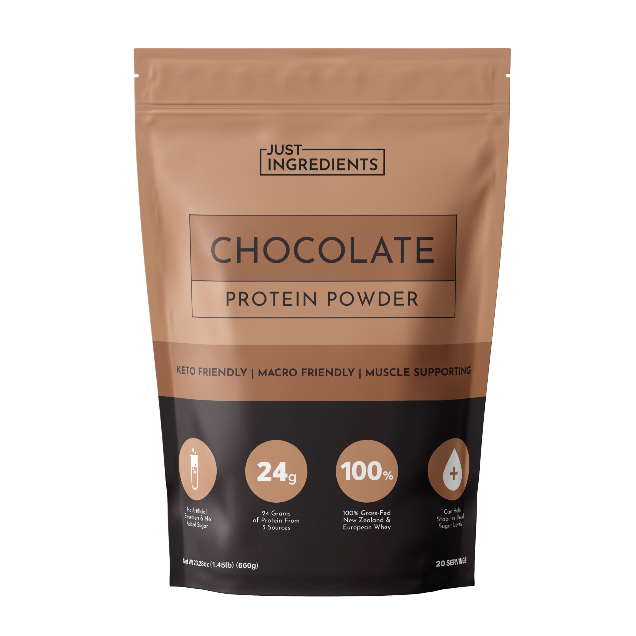 JUST INGREDIENTS Chocolate Protein Powder