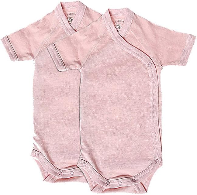 giggle Better Basics Short-sleeve Baby Body - Set Of 2 (organic Cotton)