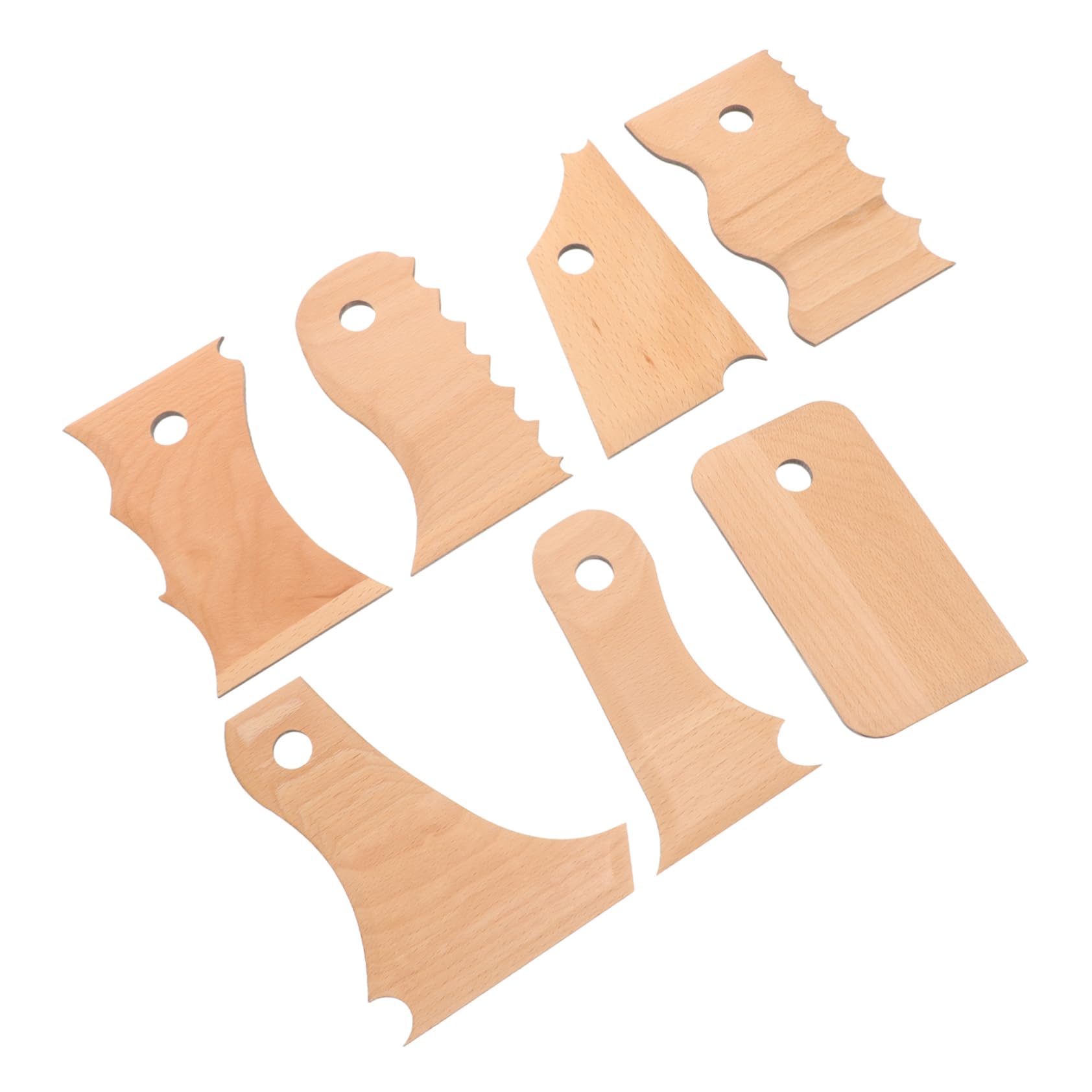 HOMSFOU 2 Series Herramientas Para Escultura Arcilla Utensilios De Modelado Y Raspado Para Proyectos De Arte Y Manualidades 7 Piezas*2
