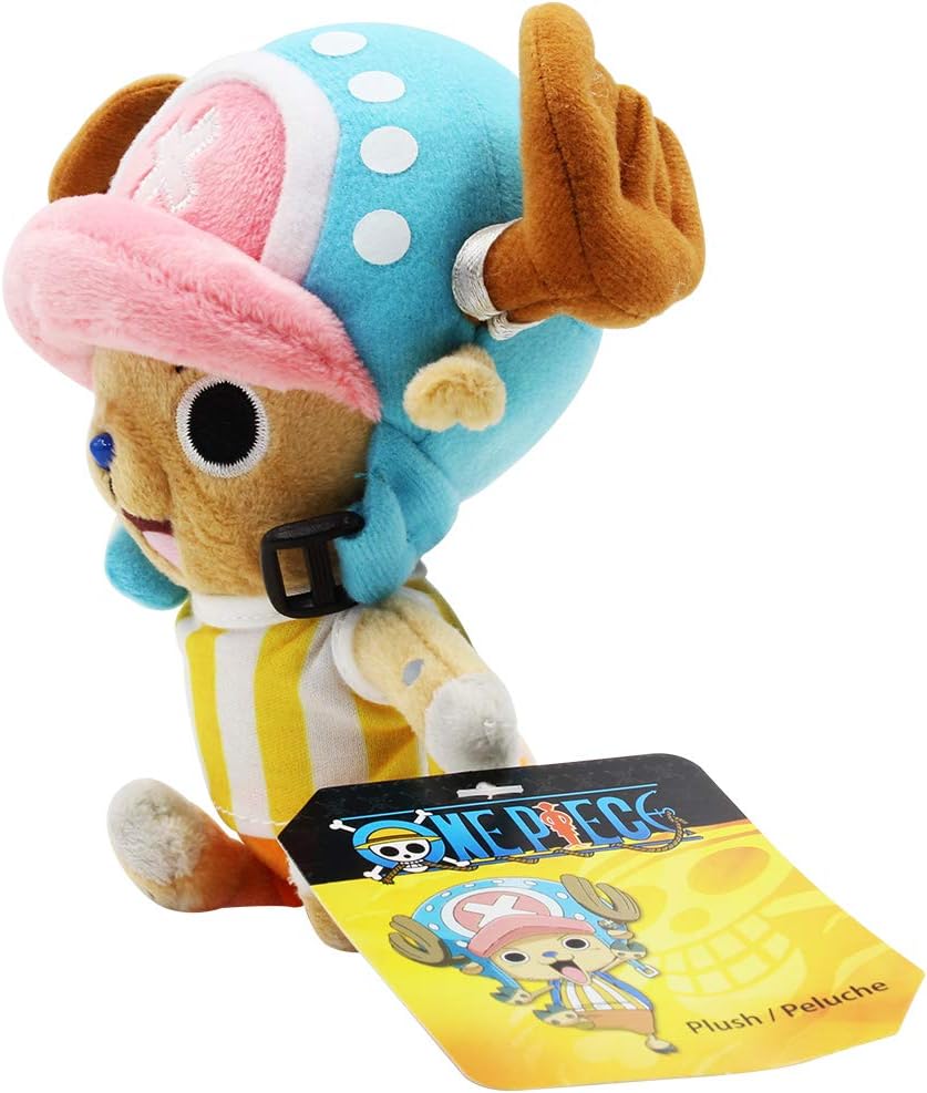 ABYSTYLE One Piece New World Straw Hat Crew Chopper Plush 6" Stuffed Figure Anime Manga Home Room Decor Essential Accessories Gift Fans