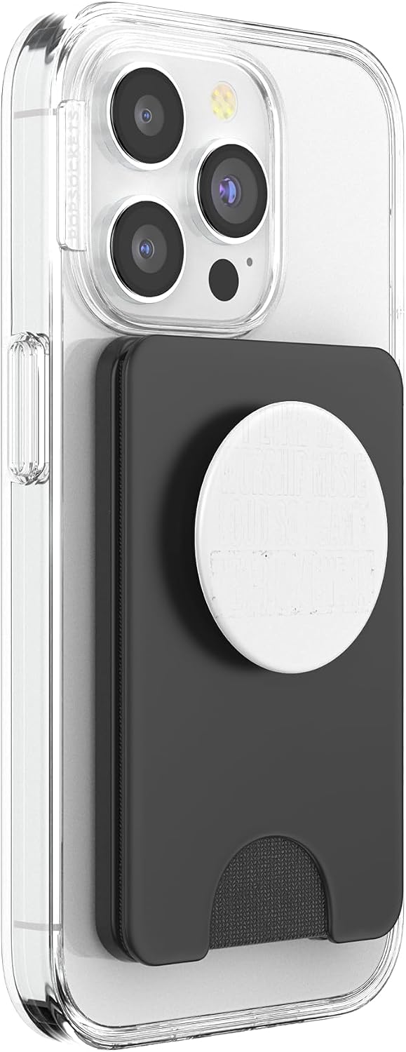 I Like My Worship Music Loud So I Cant Hear My Enemy PopSockets PopWallet for MagSafe image 4