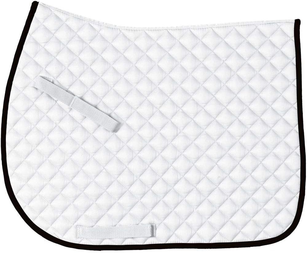 Centaur Imperial All Purpose Saddle Pad White/Black