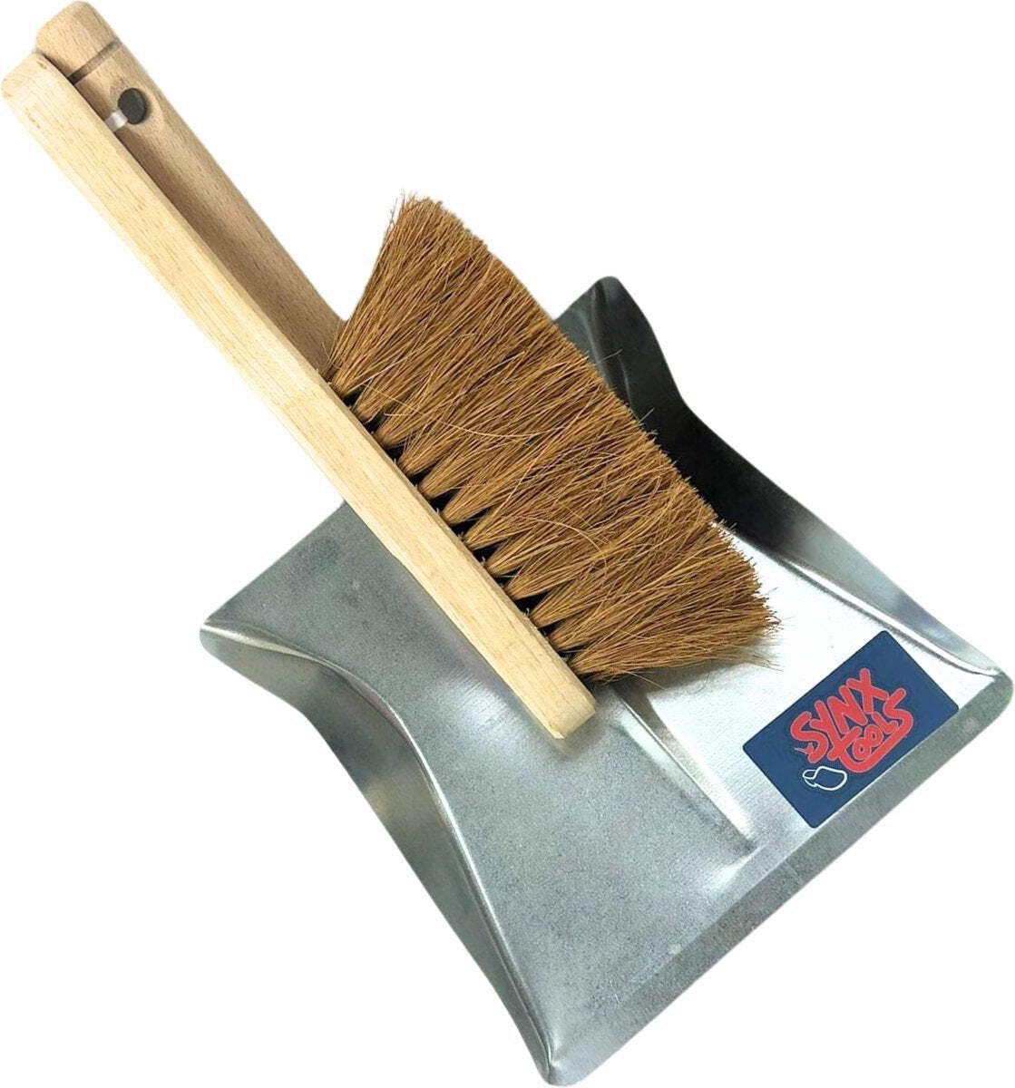 Escoba de Interior 30cm y Escoba de Mano y recogedor Koko Set - Escoba Suave con recogedor y Cepillo