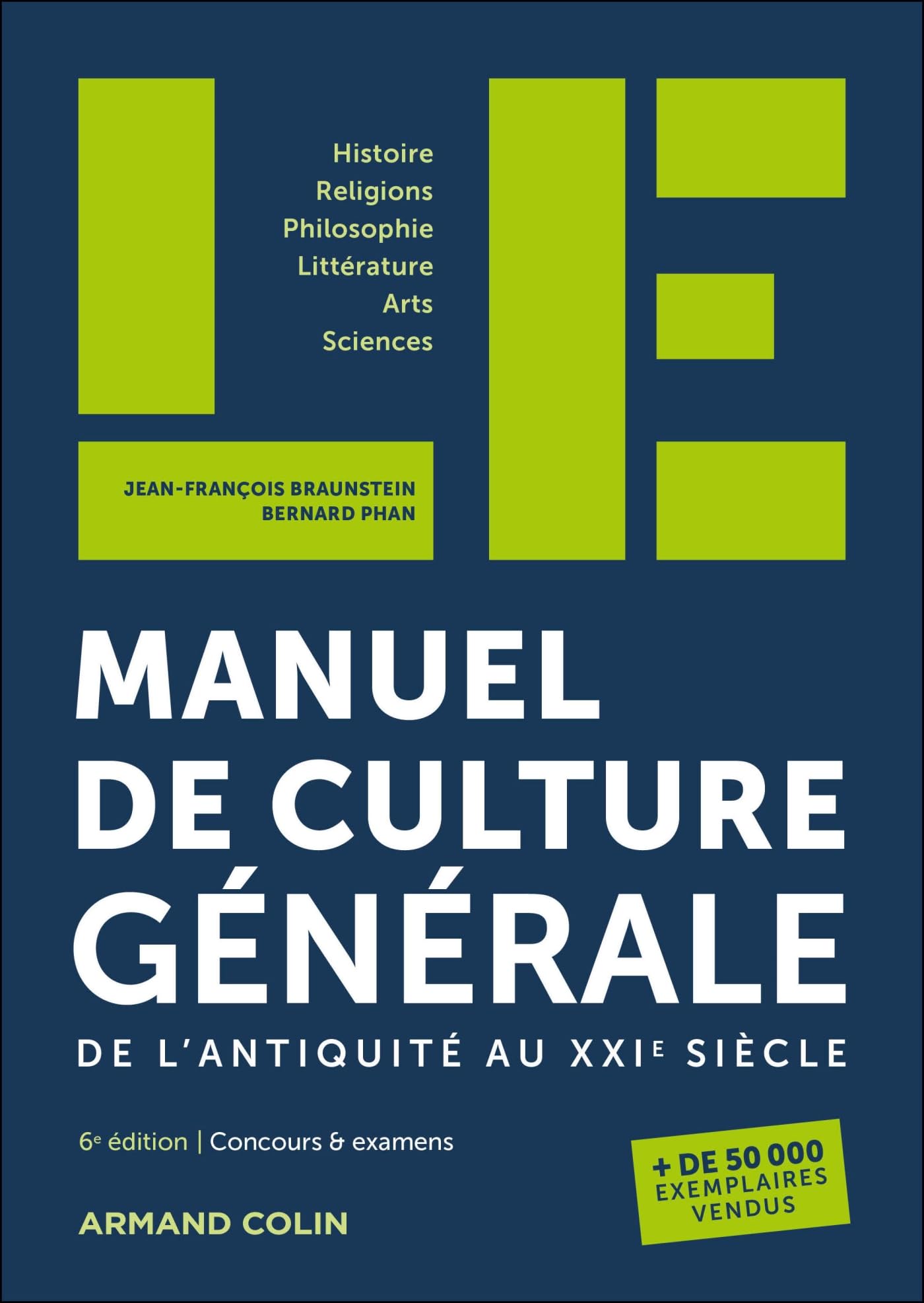 LE manuel de culture générale - 6e éd.: De l'Antiquité au XXIe siècle