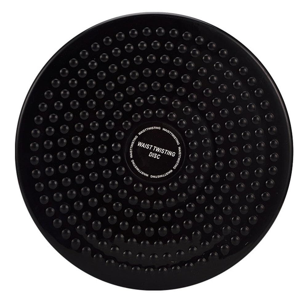 Twist Board Exercise Training Waist Disc Wobble Board Non-Slip Safety Platform Body Shaping Twister for Women/Men Legs Waist Workout Training - Black