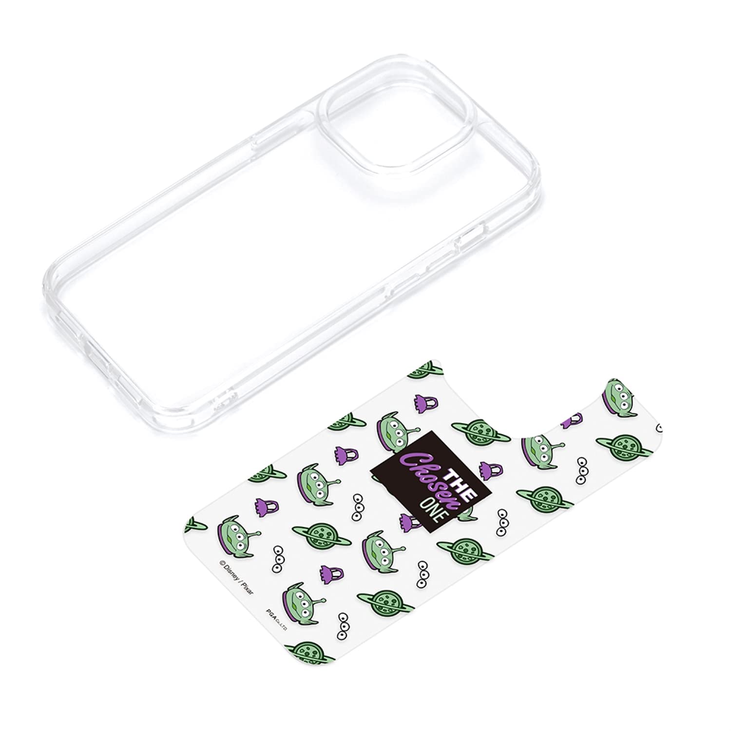 Premium Style iPhone 13 Pro用 抗菌ハイブリッドケース [エイリアン] PG-DPT21N04LGM