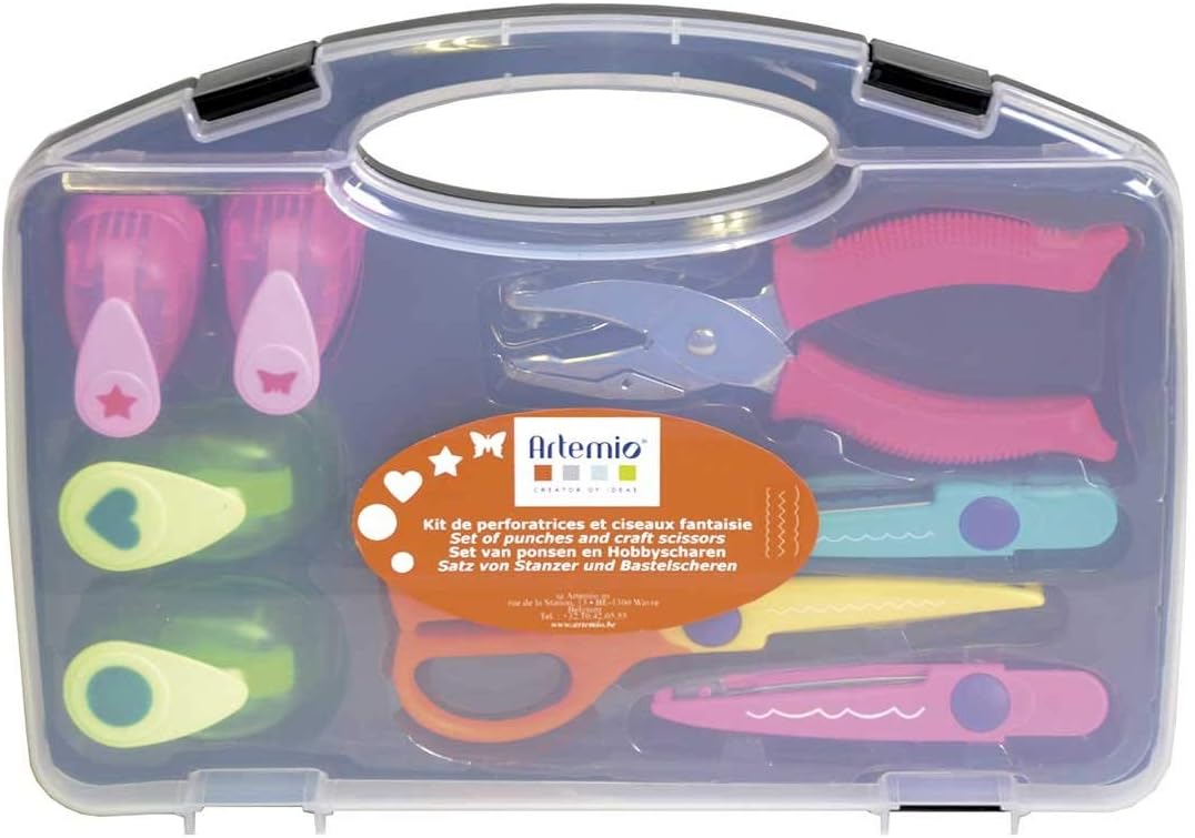 Artemio Kit Punzoni Decorati, Legno, Multi