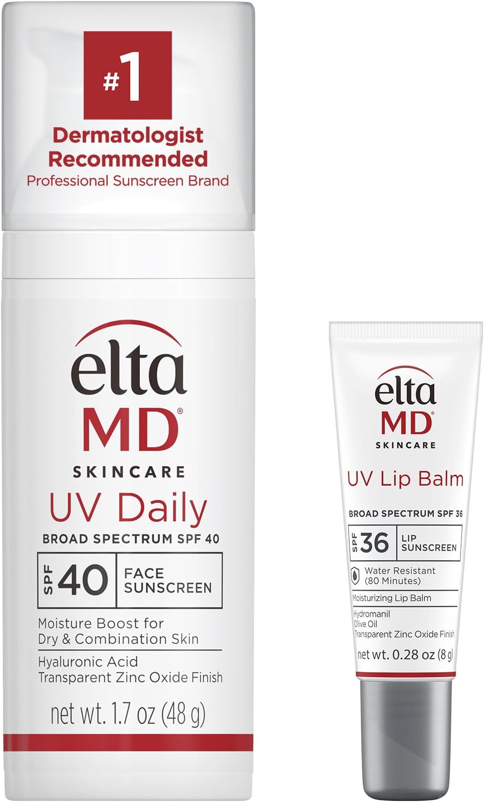UV Daily SPF 40 Face Sunscreen Moisturizer with Zinc Oxide, Daily Face Moisturizer with SPF, Sunscreen, 1.7 oz Pump