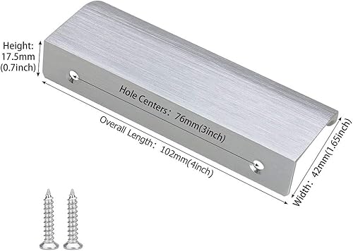 Miniatura 2 de goldenwarm - Tiradores de puerta para armarios de cocina, 5 pulgadas, color dorado,para gabinetes de cocina, 5 pulgadas de centro a centro