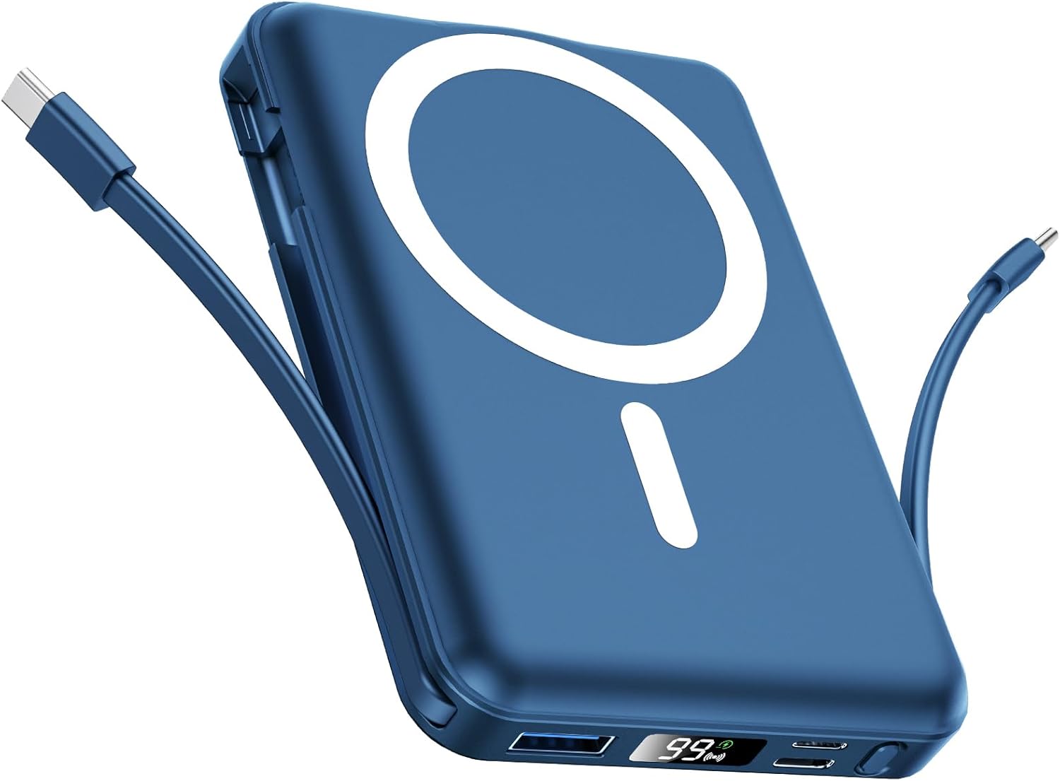 for Magsafe Power Bank, 10000mAh Magnetic Power Bank with