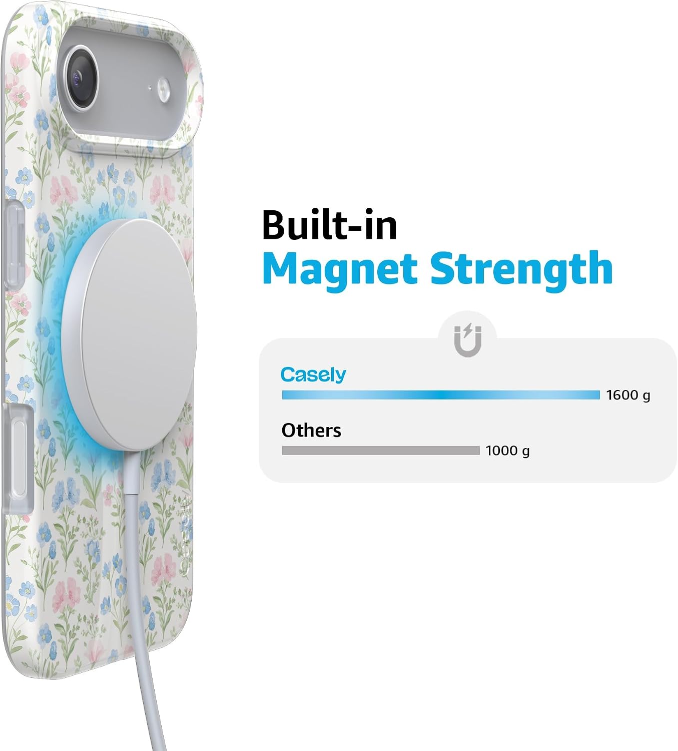 Casely iPhone 17 Air Case | Pastel Garden | Sunday Best | Compatible with MagSafe | Classic Ultra Slim Design