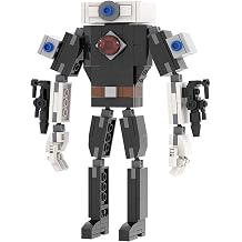 Skibidi Toilet Titan Building Blocks Toy Cameraman Speakerman Clock TV Man Monitor Action Figure Model Horror Game Multiverse Upgraded Adults Kids Fans Collectible Animation Birthday Gift B