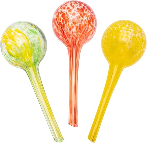 Miniatura 5 de Lexi Home Globos de agua para plantas de interior y exterior, regadera para plantas, macetas de riego automático, globo de agua, vidrio soplado a