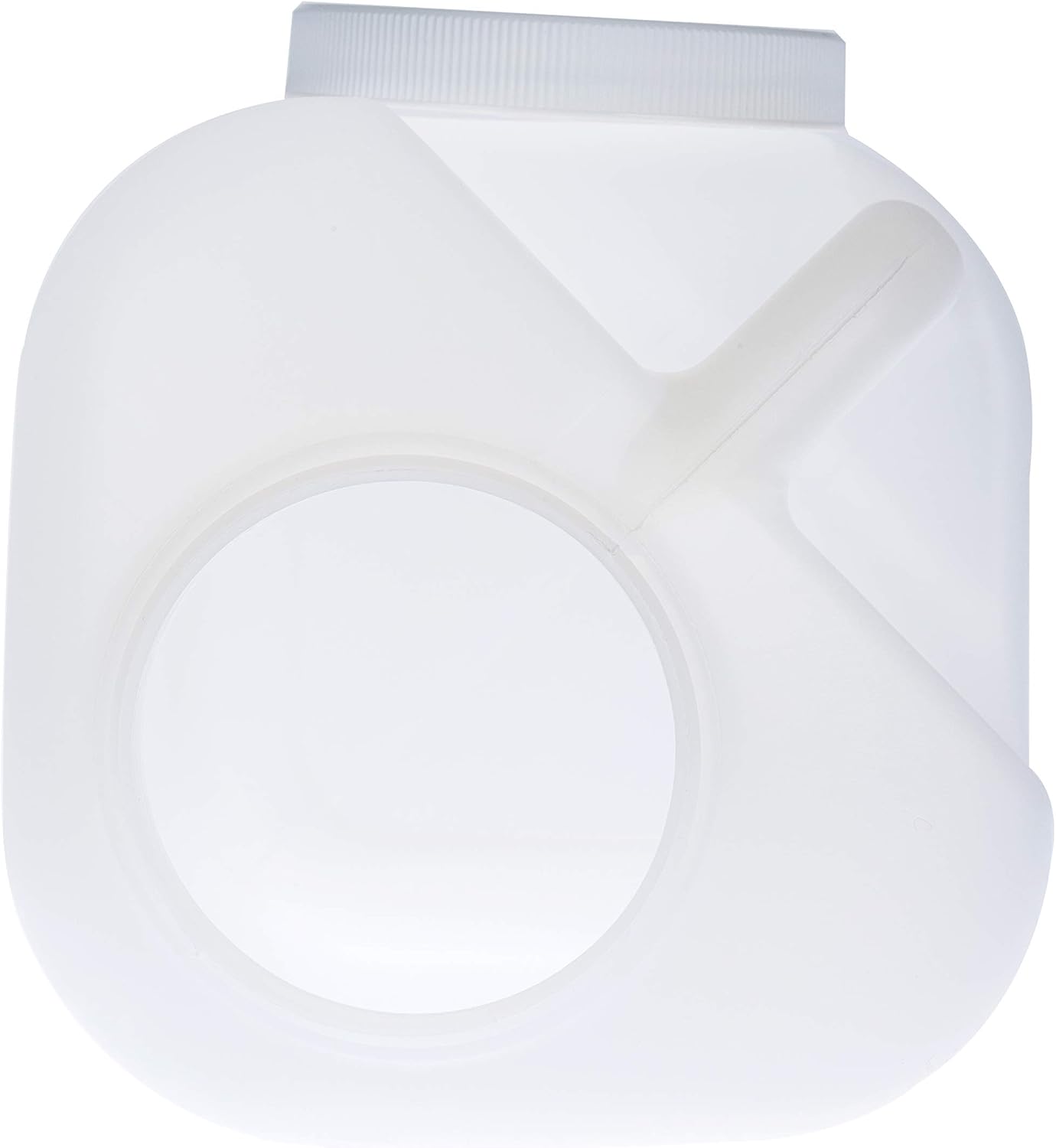 Large Male Urinal with Leak Proof Screw Cap Lid (3000 mL or 101 oz.) (Clear)