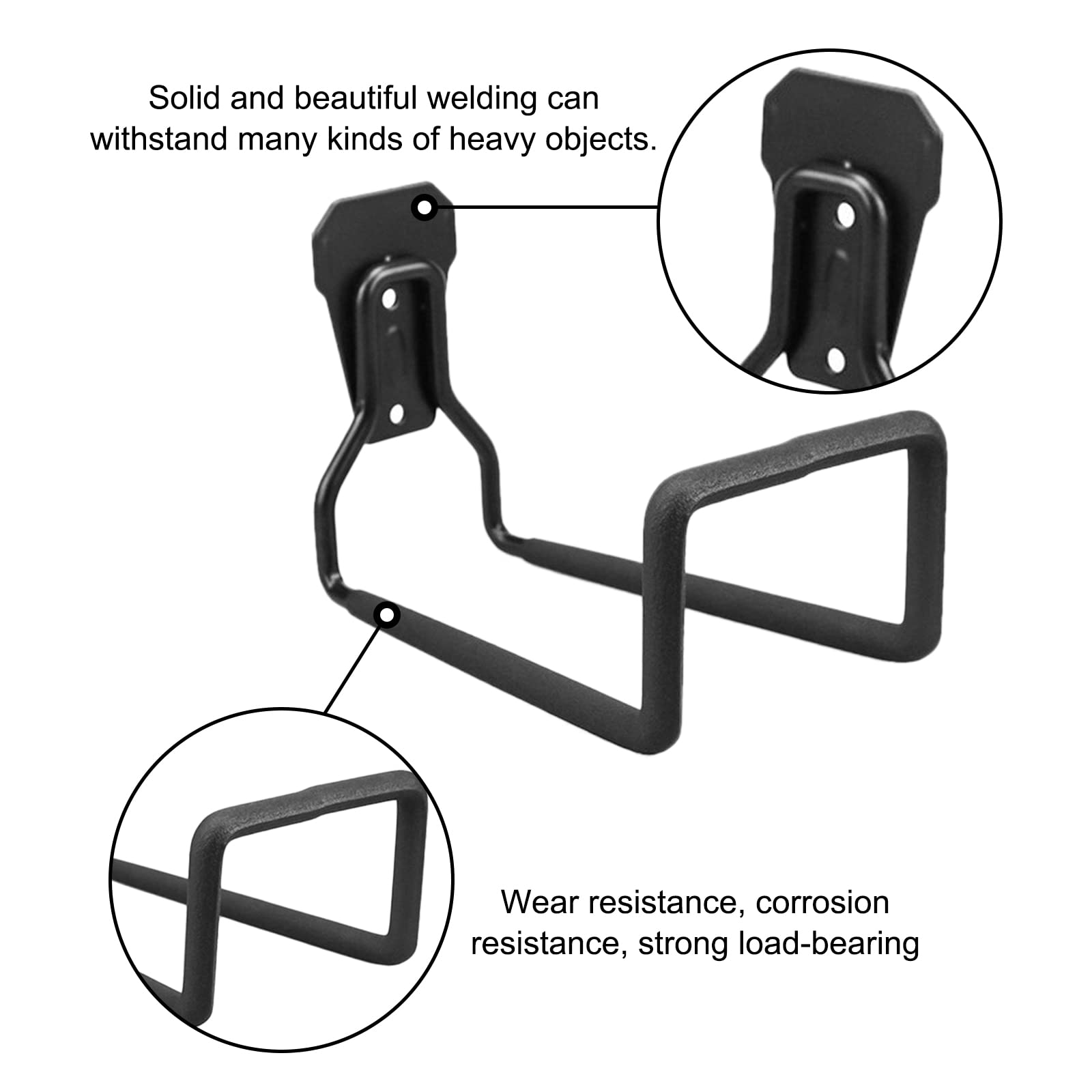 Kingsea Garage Wall Hook, Garden Hose Holder, 19.5 x 12 x 13.5 cm, Multi-Purpose Garage Tool Holder - Image 4