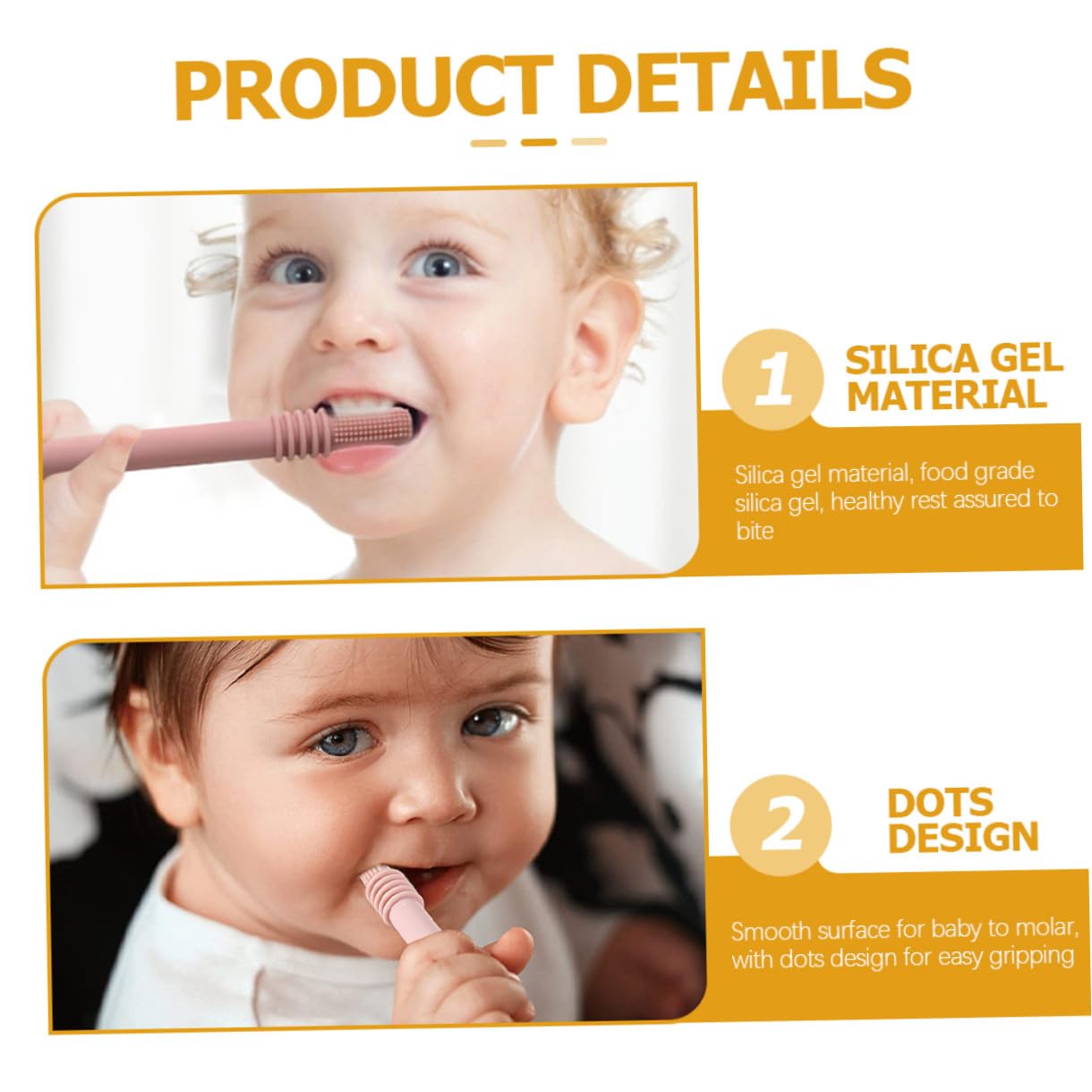 Giochi per Dentizione Silicone 6pezzi Tappo per Masticare per Dolori di Denti e Massaggio Gengive per Ragazzo Ragazza e Adulti