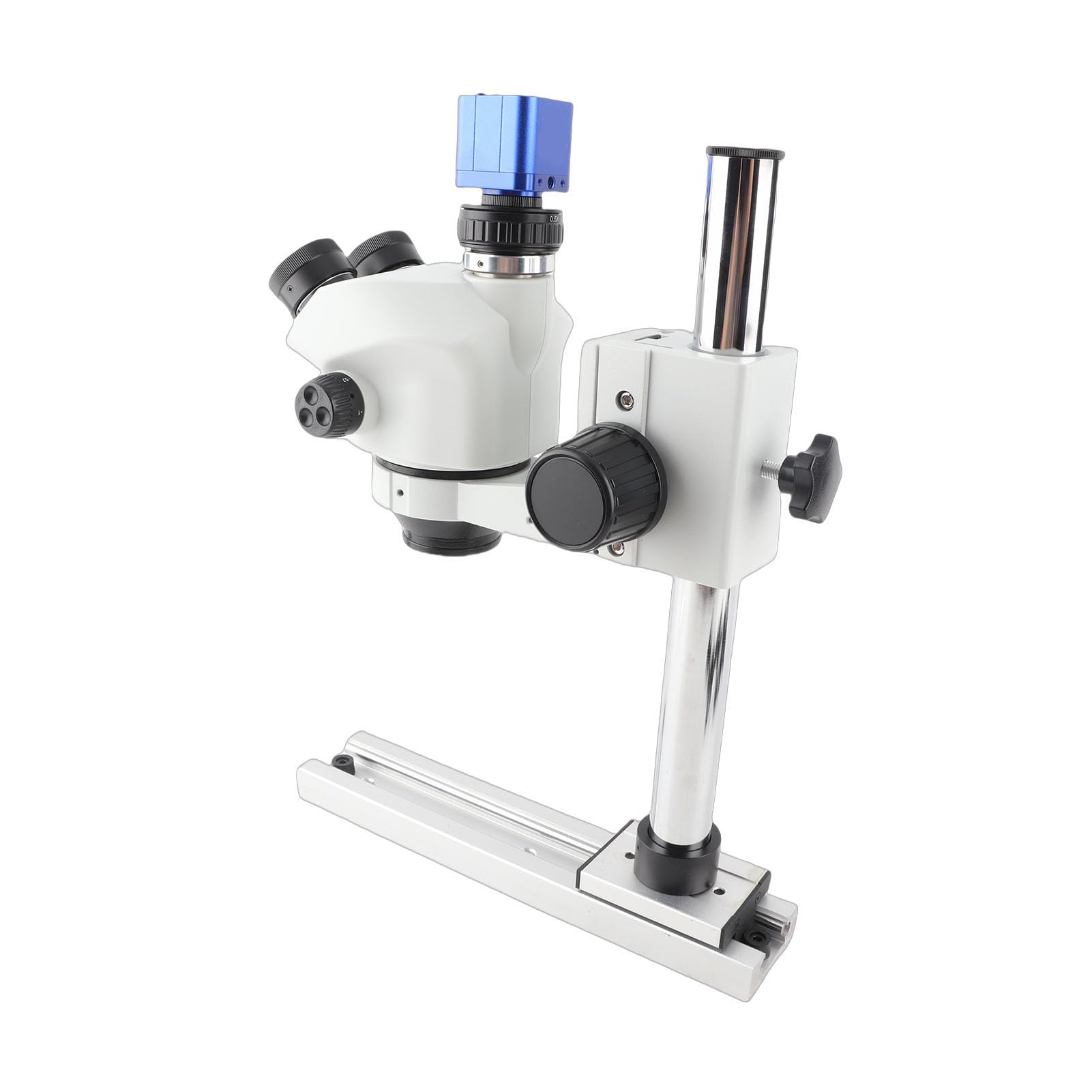SEAFRONT Microscopio Stereo Trinoculare, Microscopio Zoom 7x-50x con