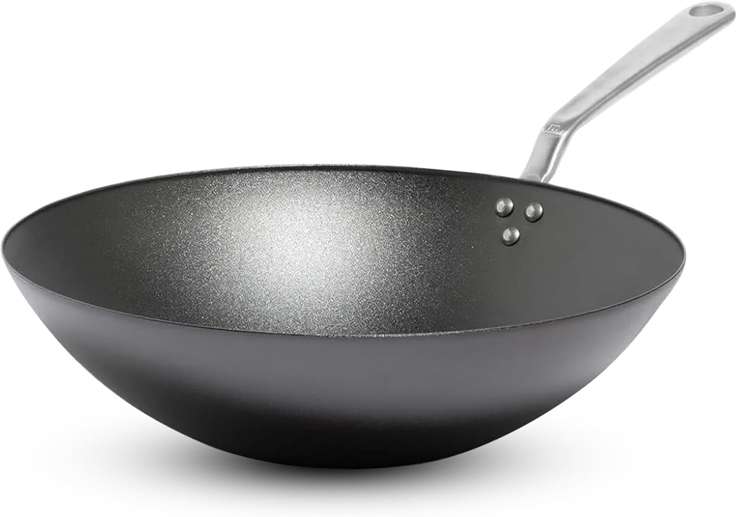Made In Cookware | 13" Seasoned Carbon Steel Wok - (Like Cast Iron, but Better) | Professional Cookware | Crafted in Sweden | Induction Compatible