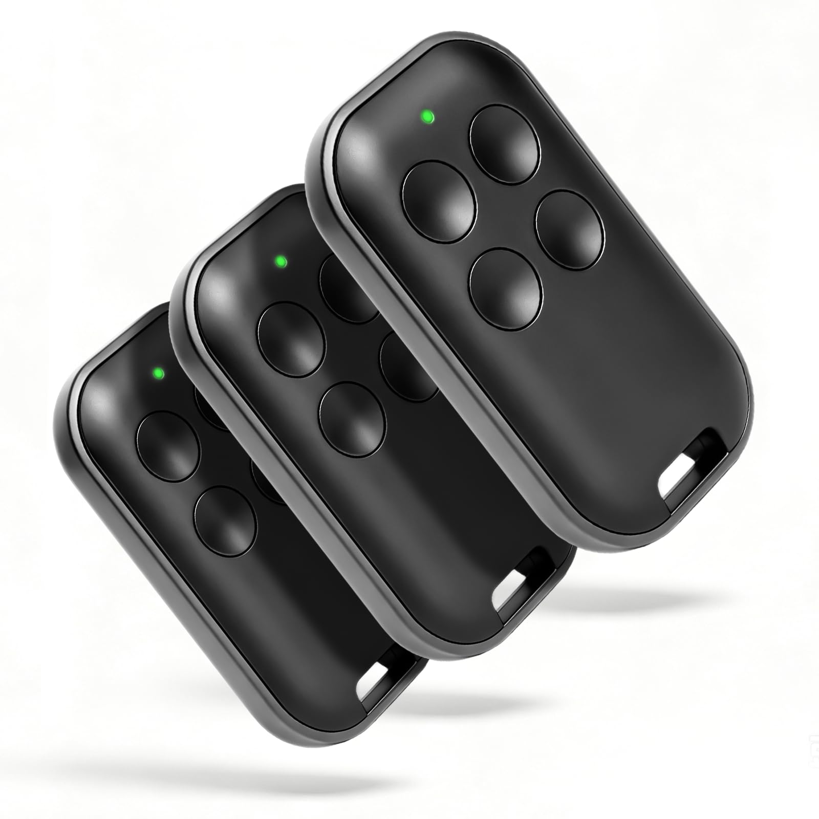 114258 Télécommande Portail pour Avidsen Lot de 3, Bip 4 Boutons 433,92 MHz Rolling Code, Haute Sécurité Portée 80m, Compatible avec Extel/Thomson/Astrell
