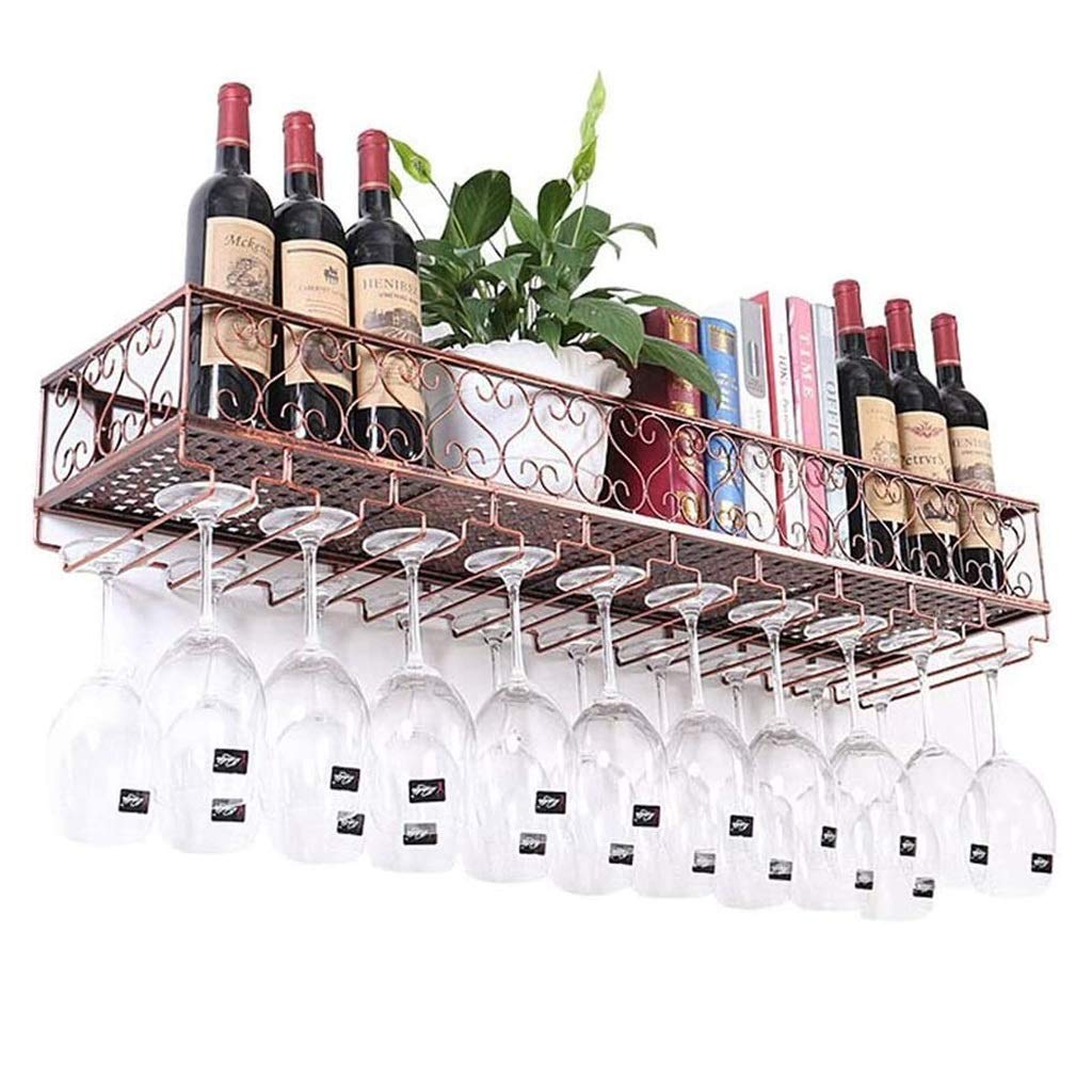 Étagère murale pour organisateur de STO de vin et verres gain de place cuisine