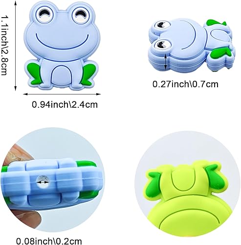 Miniatura 9 de Paquete de 10 protectores de punta de aguja de silicona, accesorios y suministros para tejer, tapones para agujas de tejer, protectores de puntos,