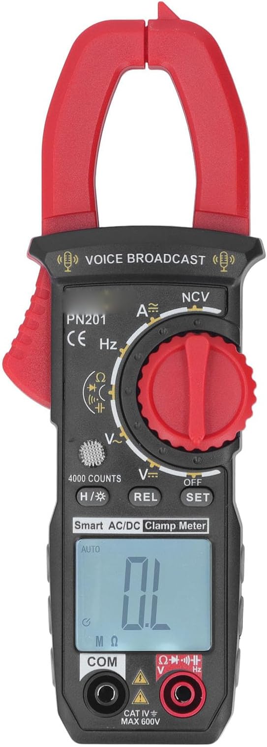Clamp Meter for ACDC Multimeter Intelligent Digital Tester Pn201 Multipurpose Meter Clamp Multimeter Clamp Meters