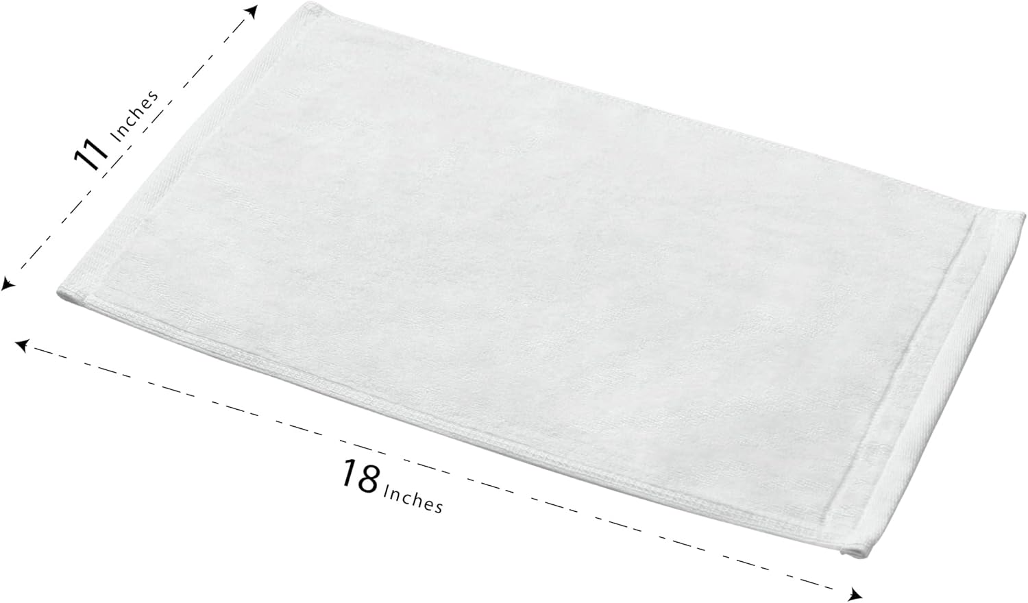 Monogrammed Towels Fingertip, Personalized Gift, 11 x 18 Inches - Set of 2- Black Embroidered Towel - Extra Absorbent 100% Cotton- Soft Velour Finish - For Bathroom/ Kitchen/ Spa- Initial B (White) - Image 6