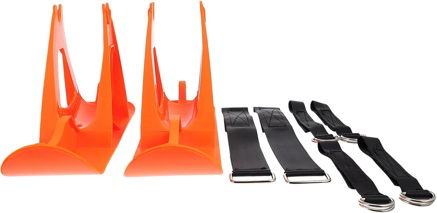VICASKY 1set Boy Girl Scooter Rack Ski Board Parking Stand for Outdoor Accessories Includes Ski Boards Straps Prevents Damage Fun Activity
