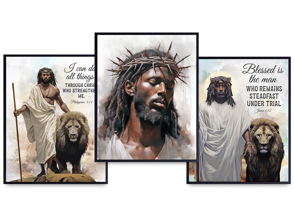 Amazon.com: African American Art, Christian Gifts for Black Men, Women ...