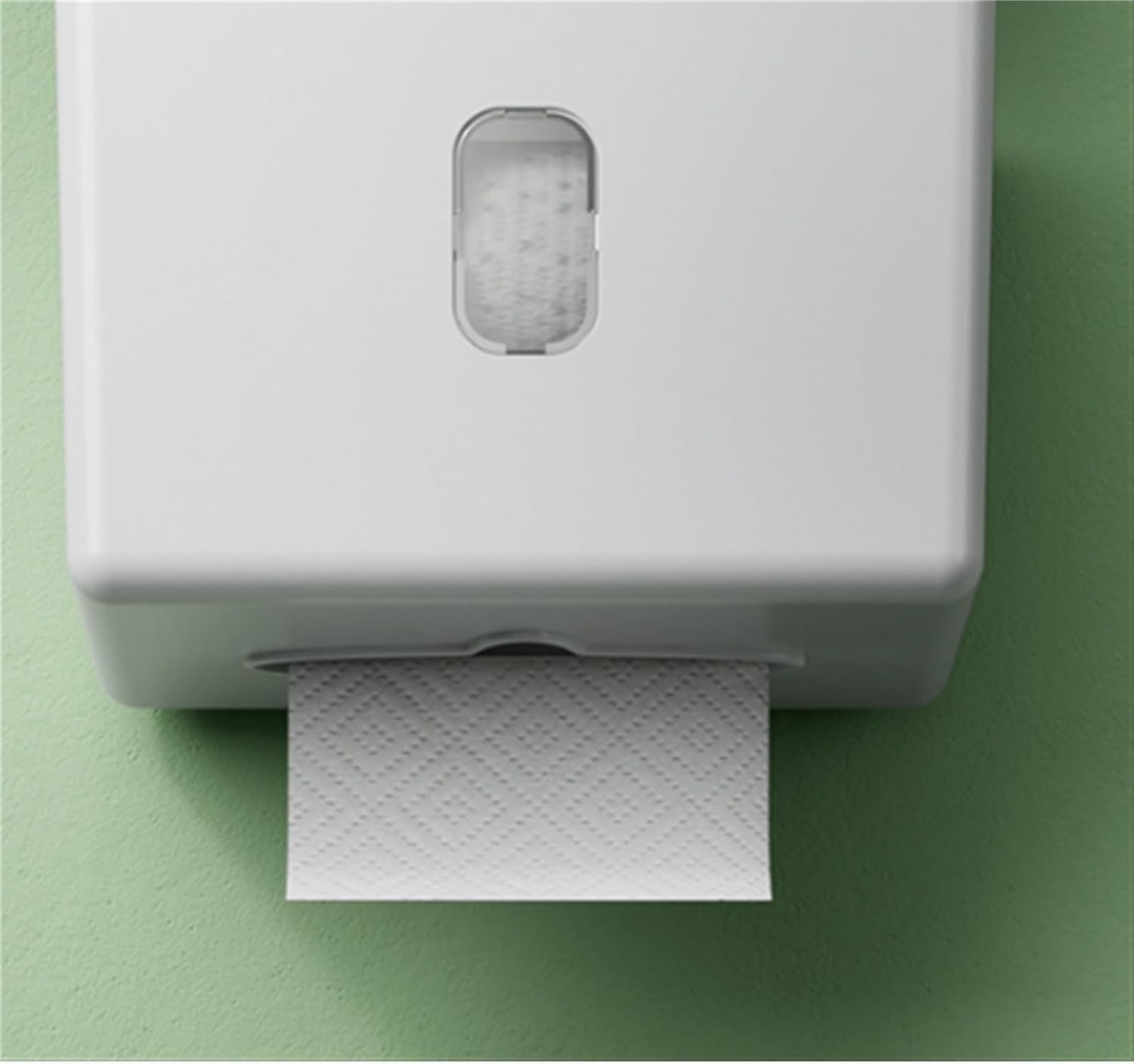 Taschentuchspender, Toiletten-Kunststoffschublade, Papierbox, an der Wand montierte Aufbewahrungsbox for Damenbinden ，Toilettenpapierhalter(Wit)