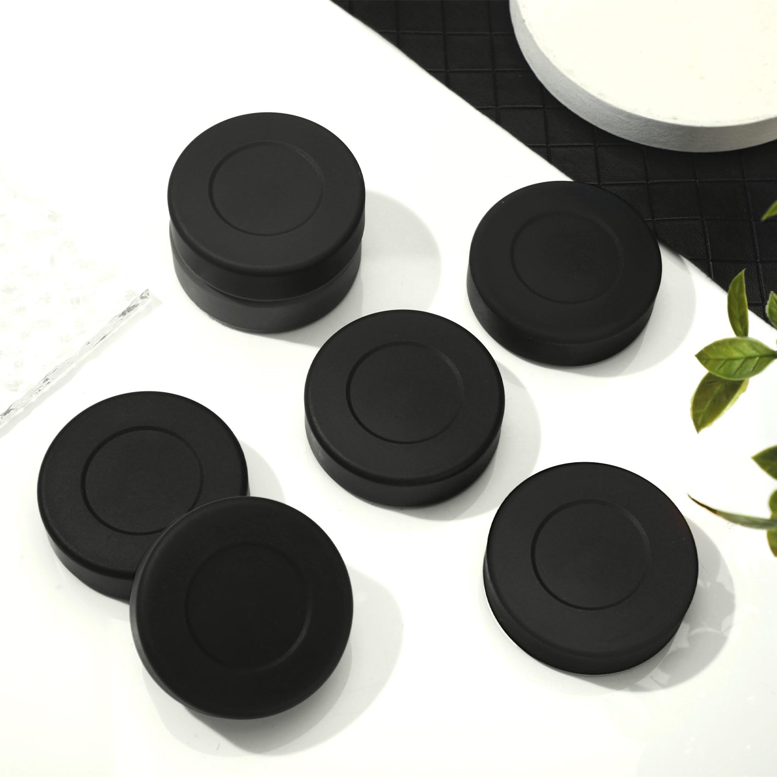 RoundFunny Verschiedene Eishockey-Pucks, Durchmesser 7,6 cm, Dicke 2,5 cm, leichte Hartplastik-Pucks zum Üben und klassisches Training, Straßenhockey-Puckbälle für den Innenbereich